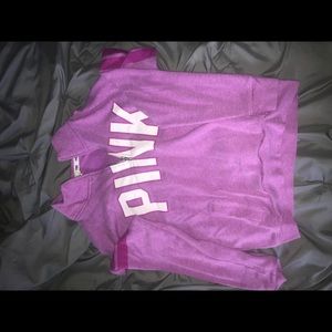 PINK half zip